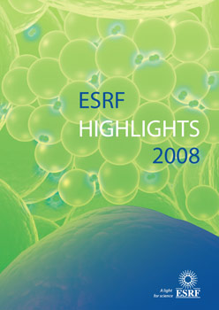 ESRF Highlights 2008 cover