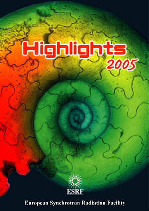 ESRF Highlights 2005 cover